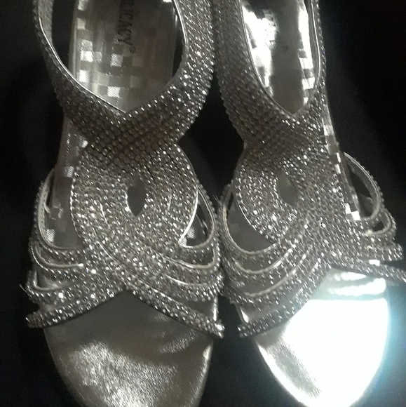 silver wedding shoes size 11